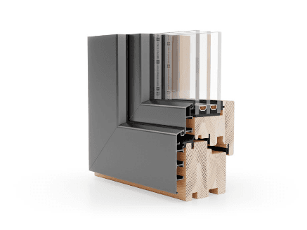 NATURO Naturo 80 Holz/Alu – Produktbild